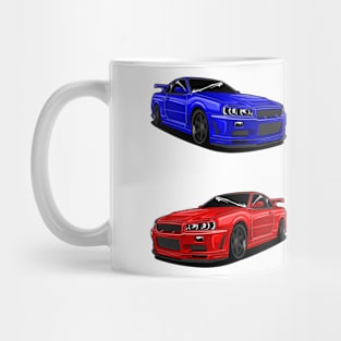 4 x R34 skyline JDM Mug